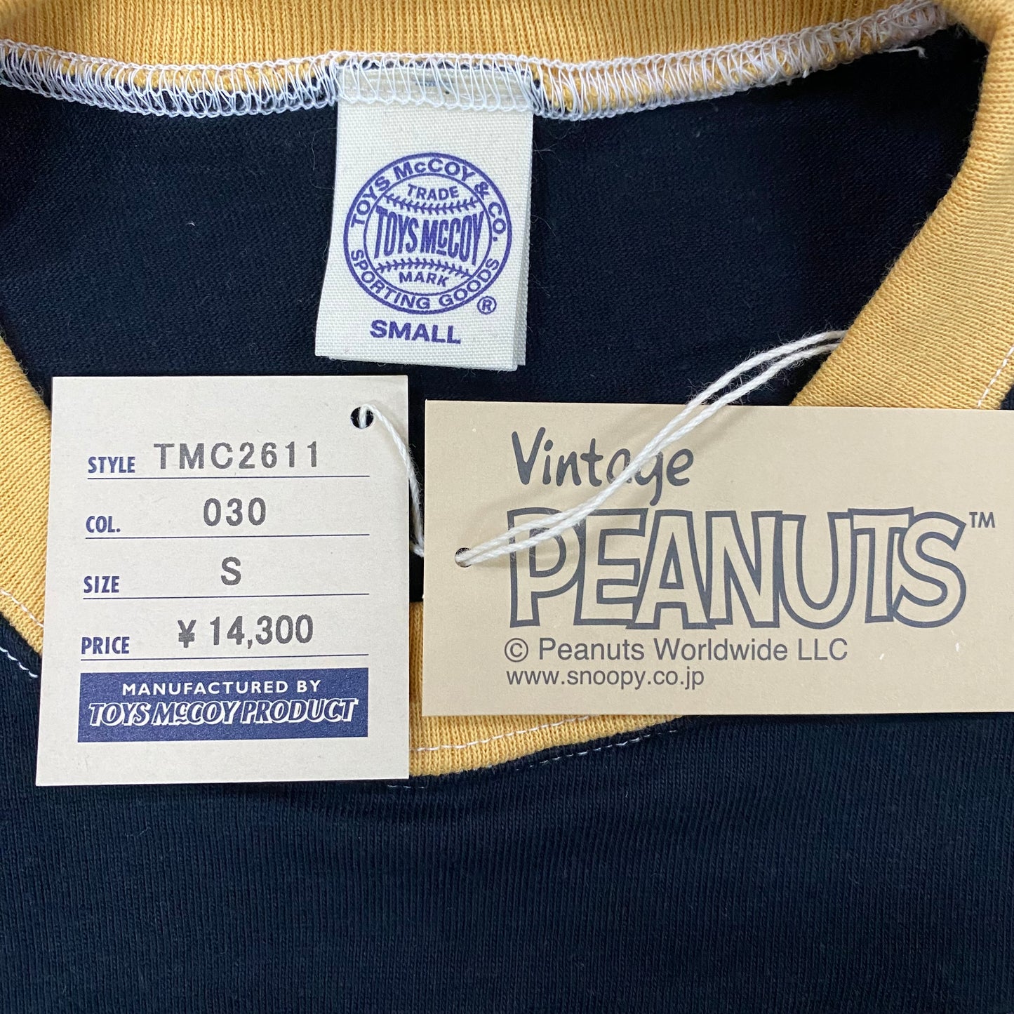 TOY'S McCOY/トイズマッコイ SNOOPY FOOTBALL SHIRT " USAFA 30 "/TMC2611 Tシャツ |南国 高知のジーパン屋 ORIGINAL