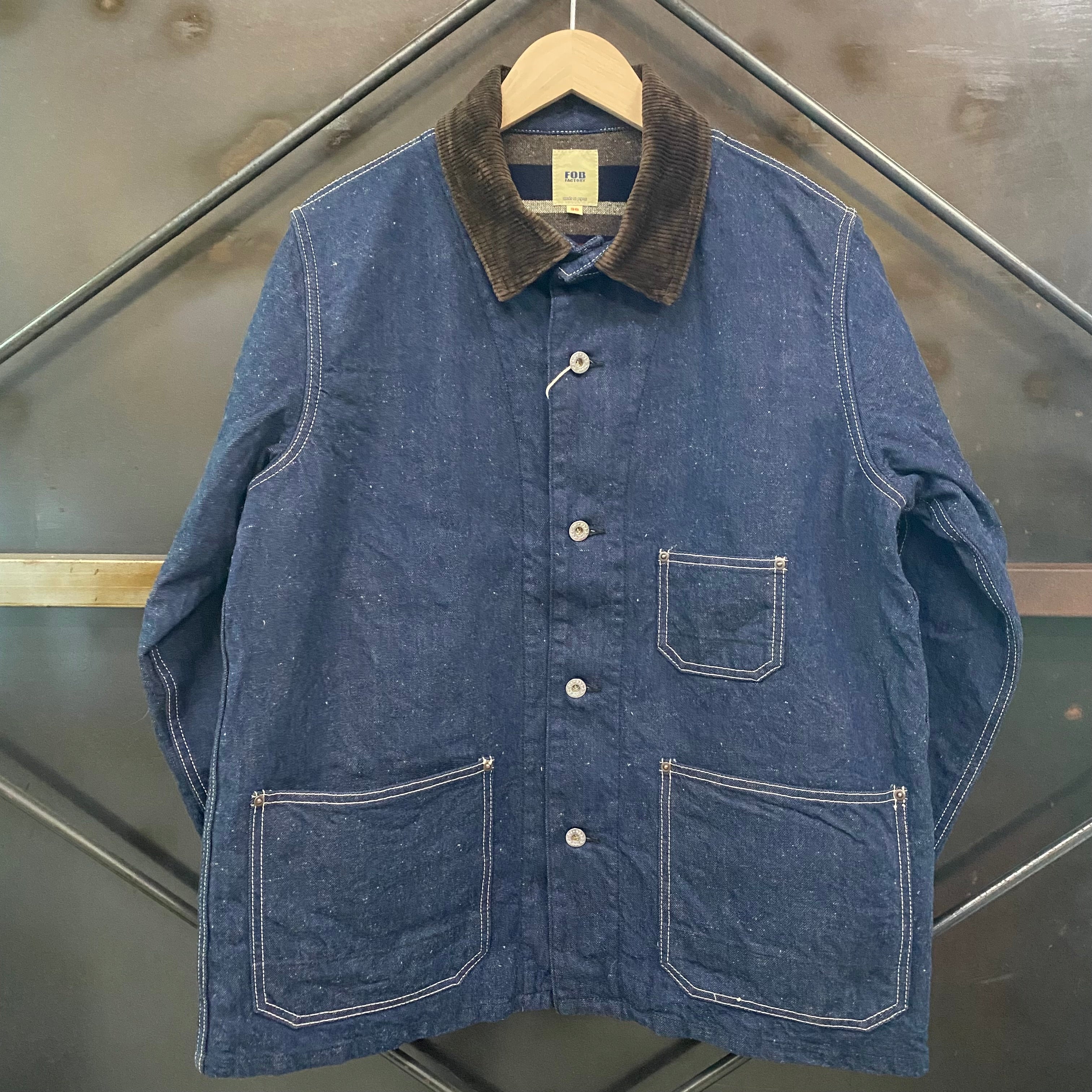 FOB FACTORY /エフオービーファクトリー DENIM CHOREJACKET BLANKET 