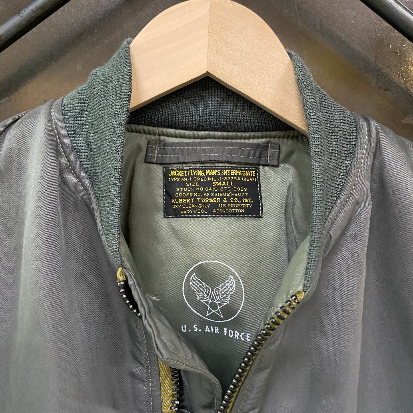 TOY'S McCOY/トイズマッコイ TYPE MA-1 ALBERT TURNER MIL-J-8279A/TMJ2533