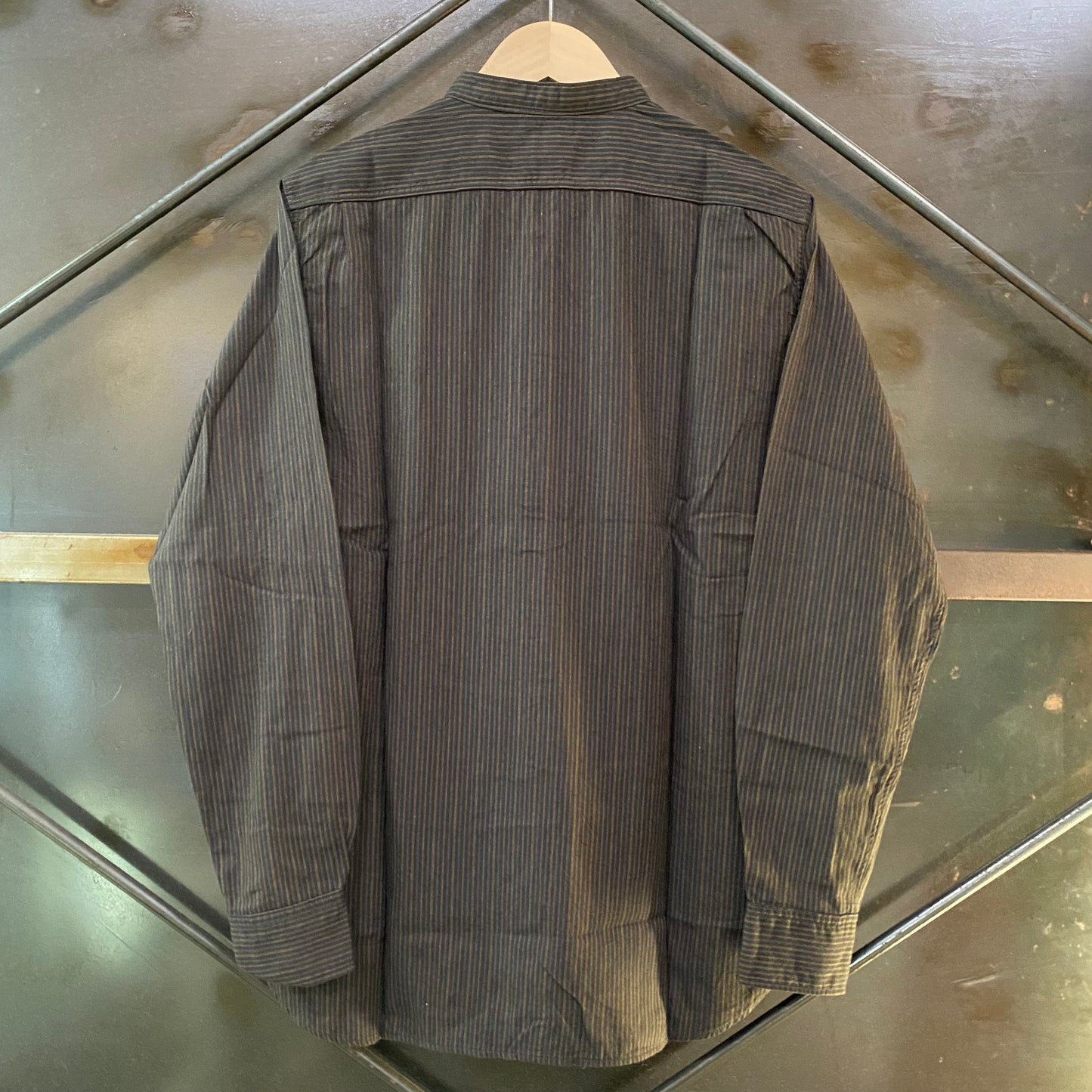 FOB FACTORY /エフオービーファクトリー BAND COLLOR SHIRTS バンドカラーシャツ/F3511