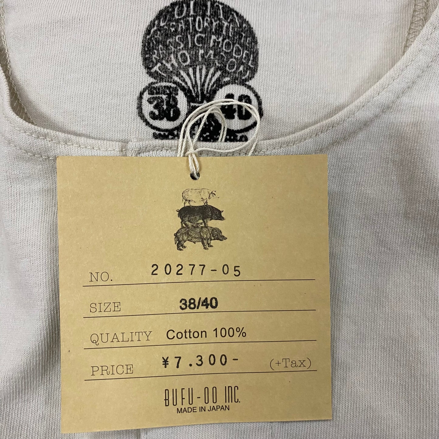 TWO MOON/トゥームーン HALF SLEEVE HENLY NECK ハーフスリーブヘンリーネックT/20277-05 Tシャツ |南国 高知のジーパン屋 ORIGINAL