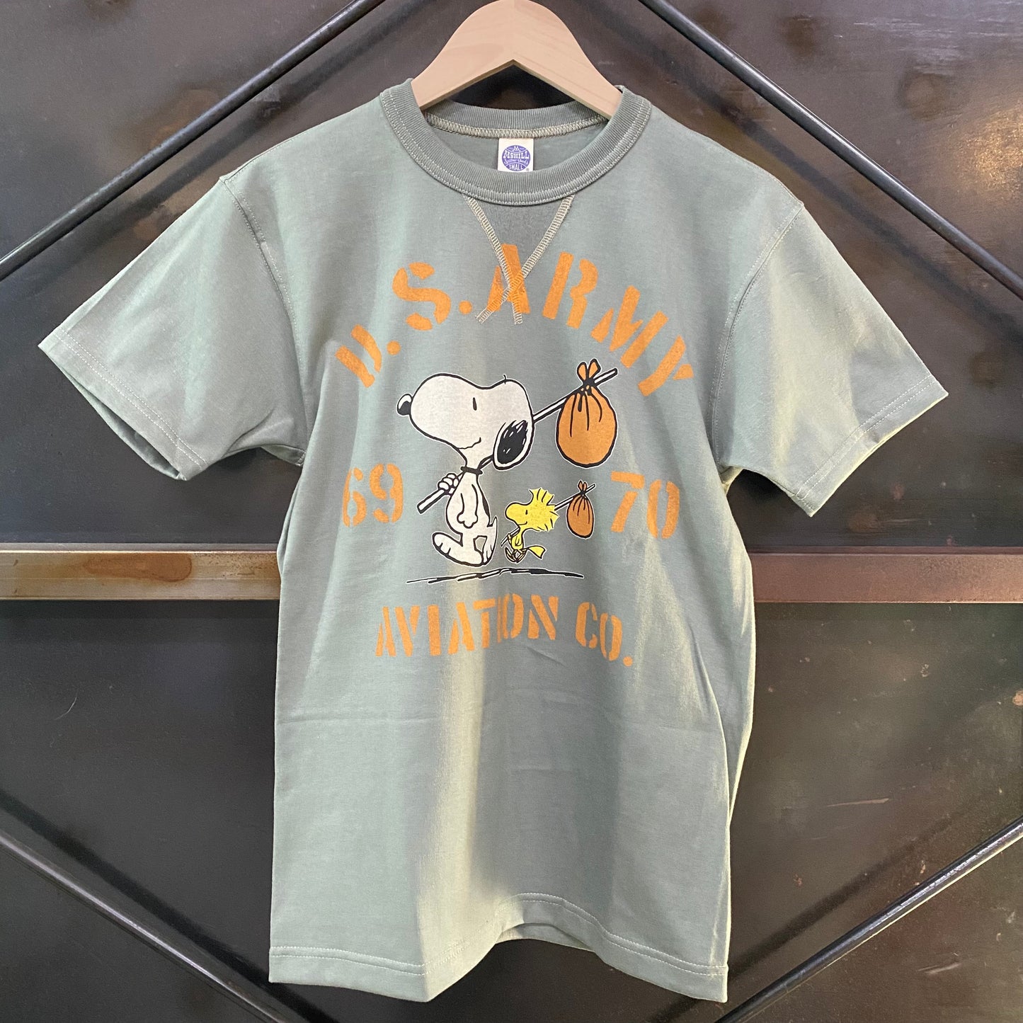 TOY'S McCOY/トイズマッコイ SNOOPY TEE " U. S. ARMY AVIATION CO. "/TMC2520