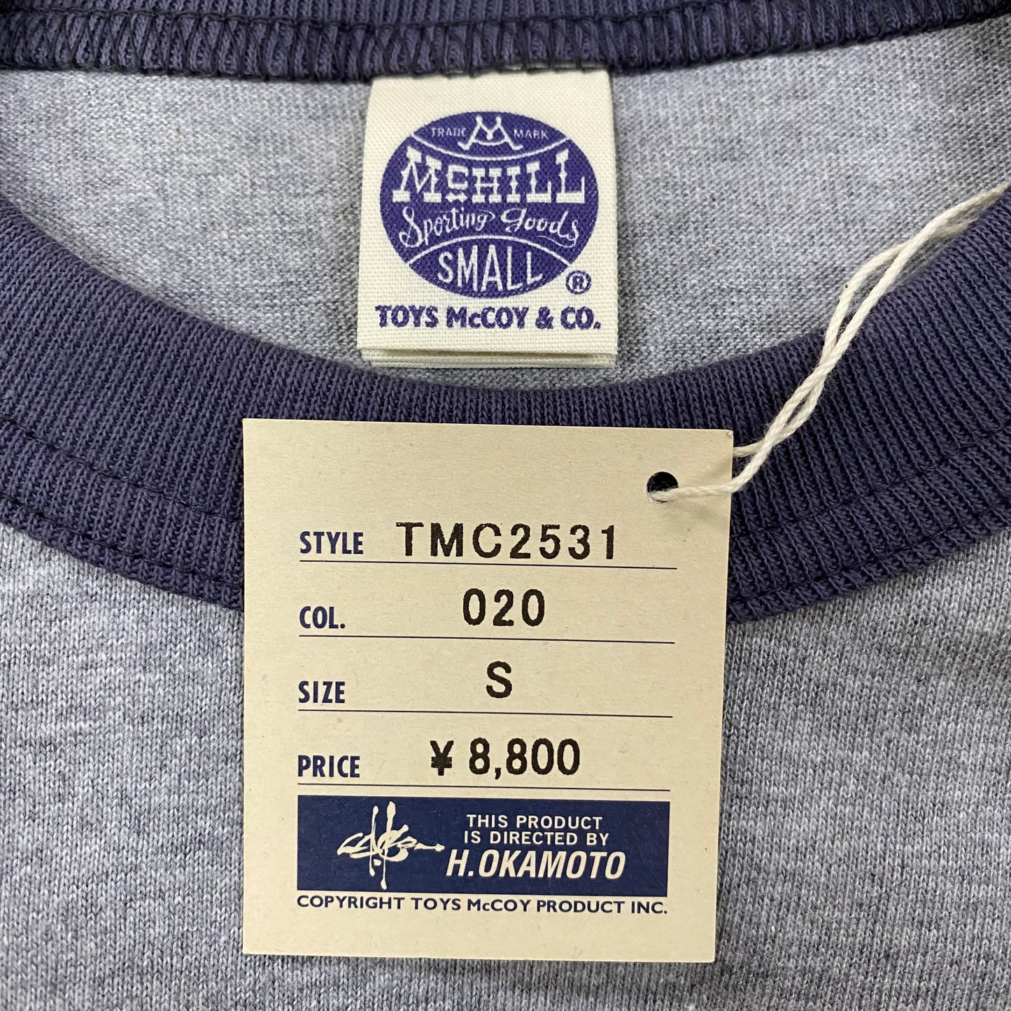 TOY'S McCOY/トイズマッコイ MOTORCYCLE TEE " JOHNSON MOTORS "/TMC2531