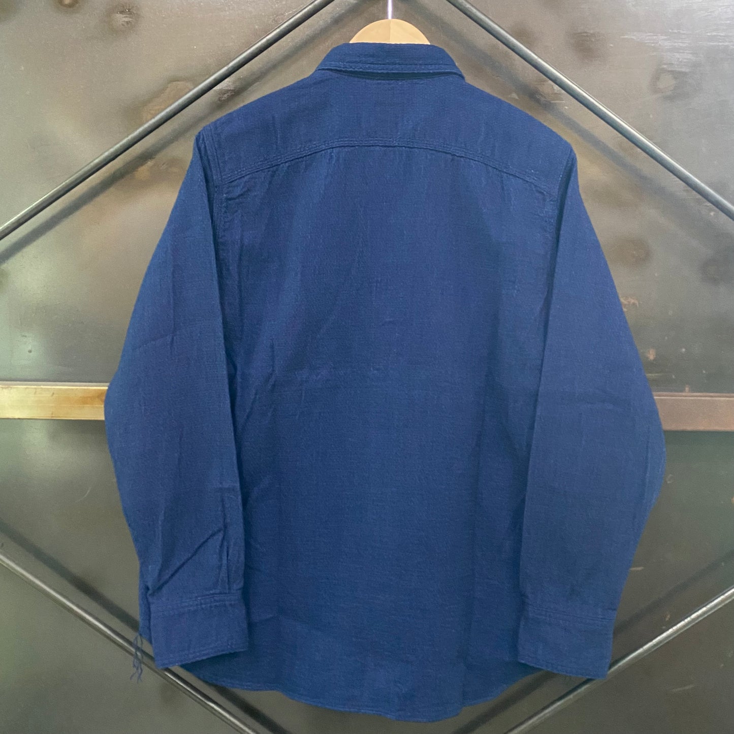 FOB FACTORY /エフオービーファクトリー ID GAUZE WORK SHIRIT インディゴガーゼワークシャツ/ F3507