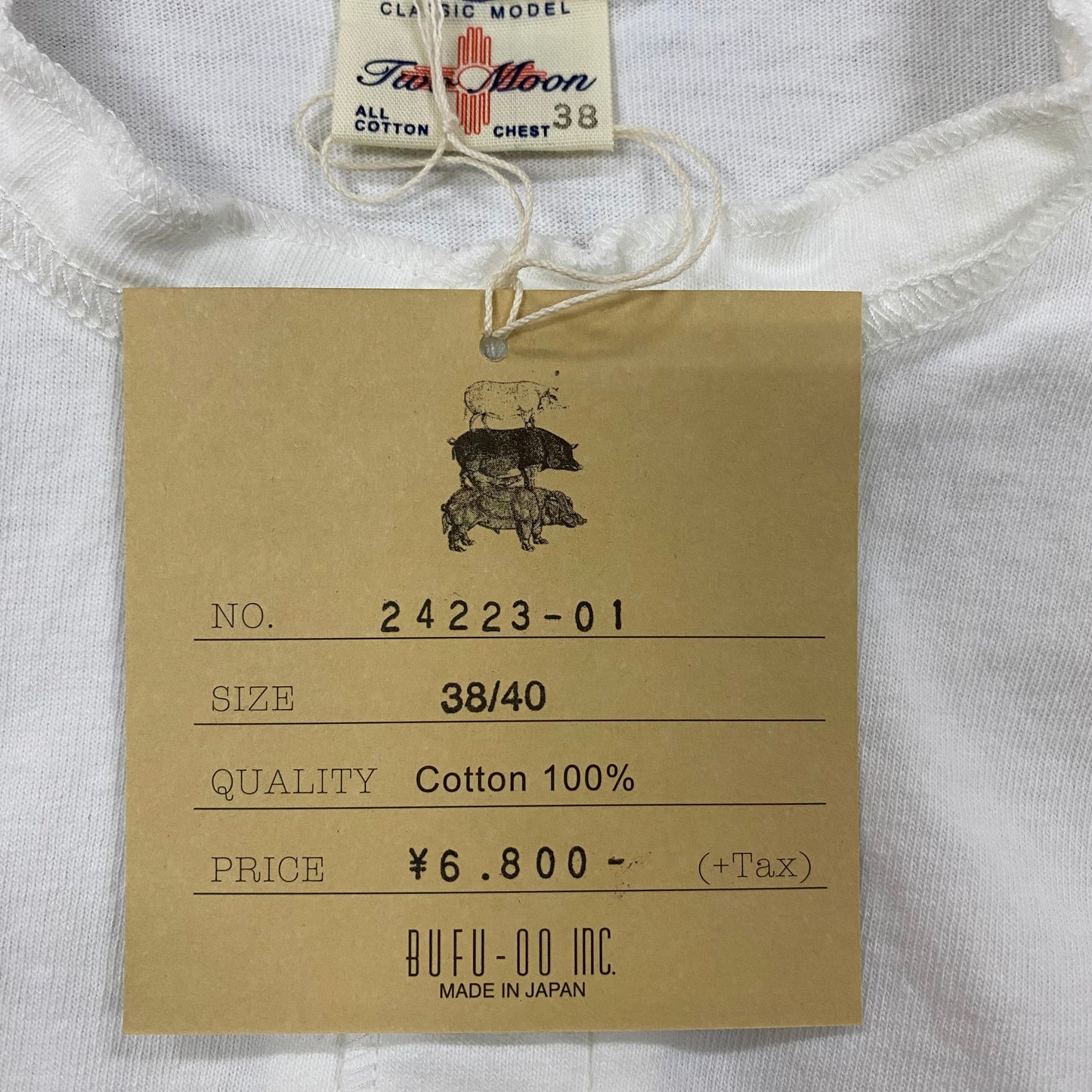 TWO MOON/トゥームーン RAFI HENLEY NECK T-SHIRTS ヘンリーネックTシャツ/24223-01