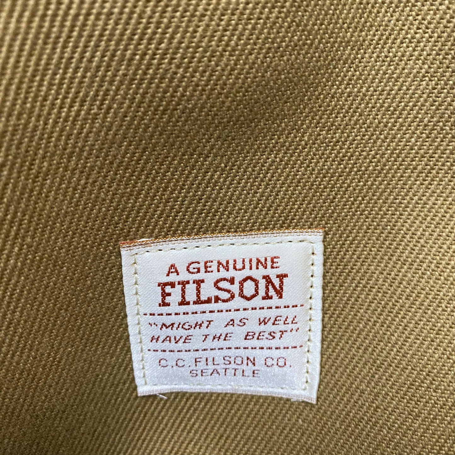 FILSON/フィルソン TOTE BAG WITH ZIPPER ジッパー付きトートバッグ 70261
