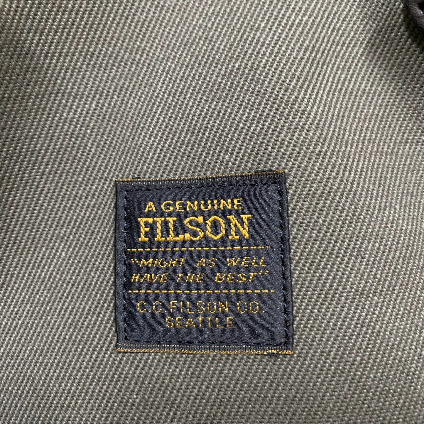 FILSON/フィルソン TOTE BAG WITH ZIPPER ジッパー付きトートバッグ 70261