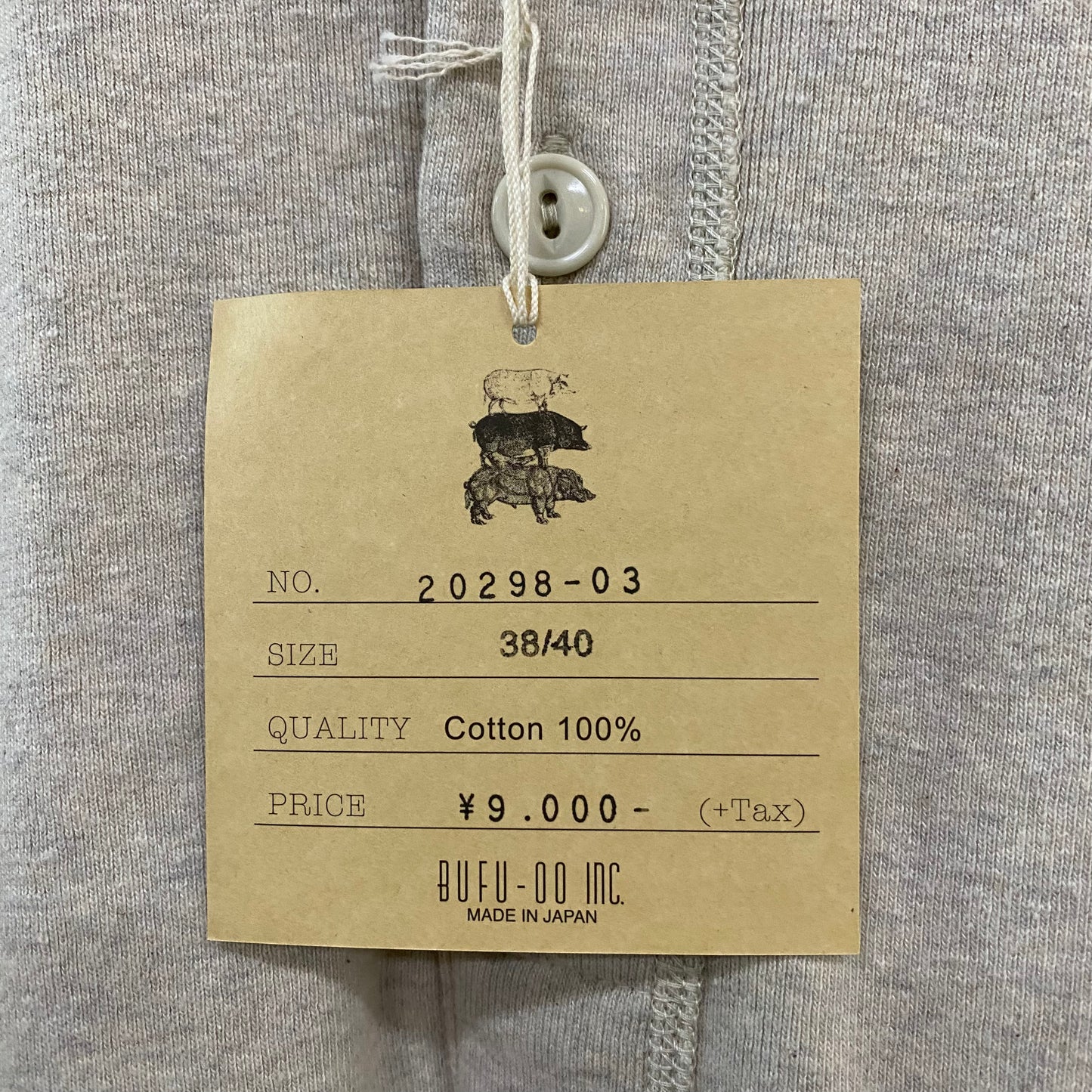 TWO MOON/トゥームーン RIB KNIT HENLEY-NECK SHIRTS/20298-43