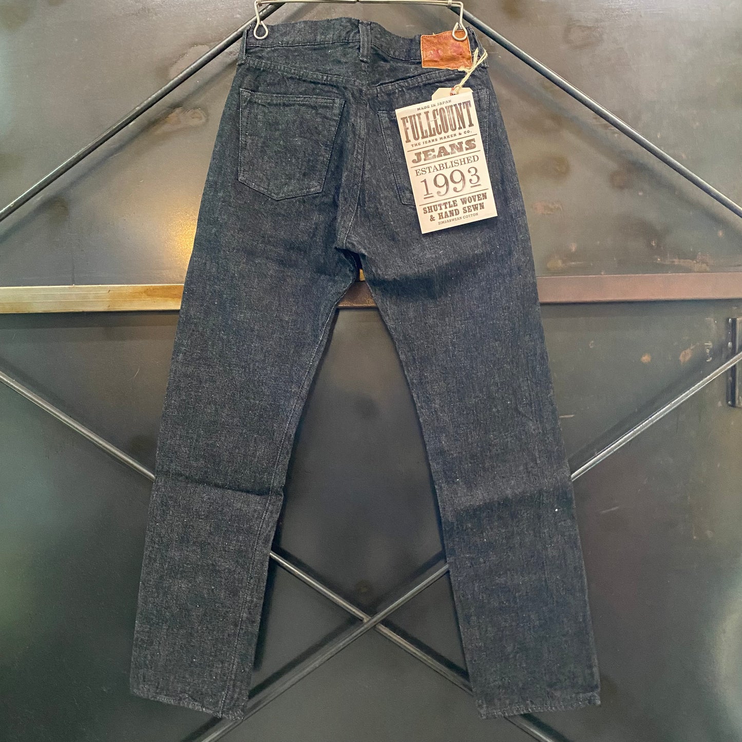 FULLCOUNT/フルカウントSLIM STRAIGHT BLACK SELVEDGE DENIM/1108BK