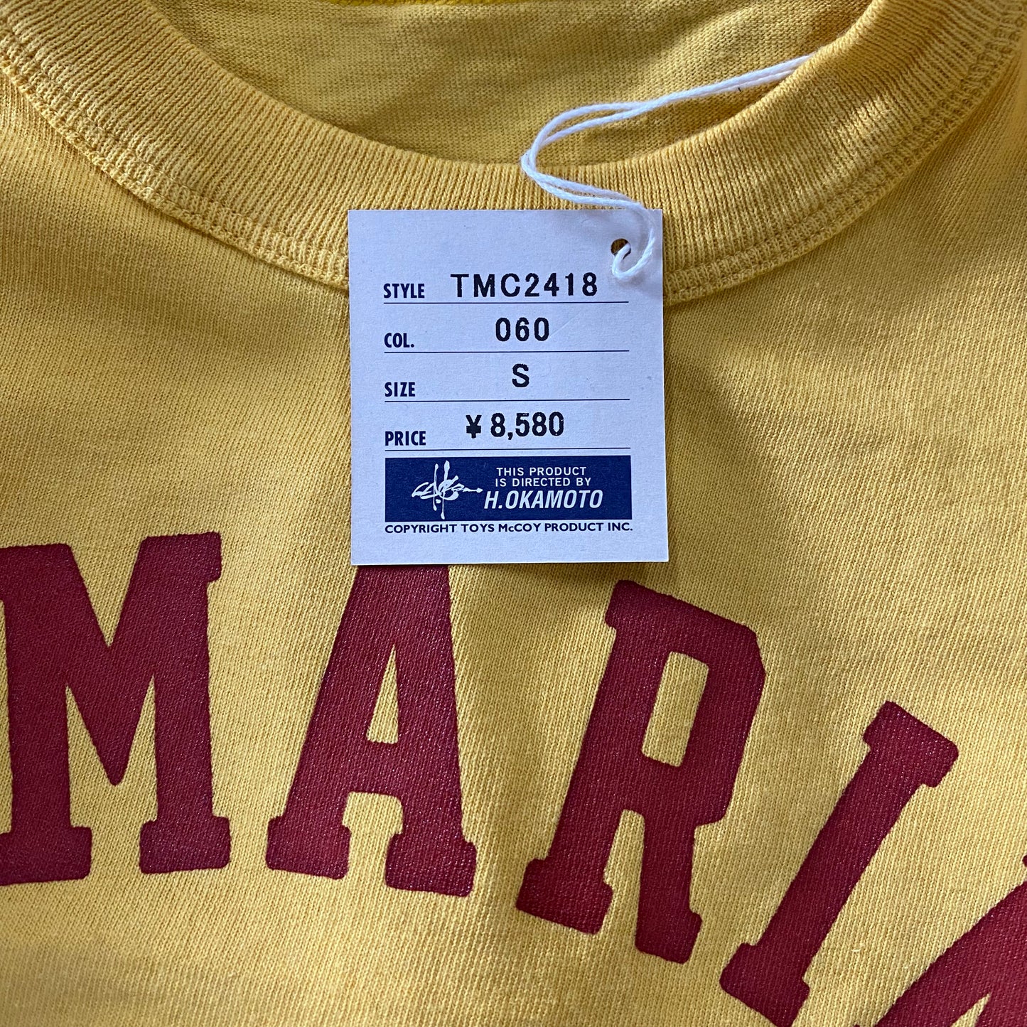 TOY'S McCOY/トイズマッコイ 19"NY"76 TEE " U.S. MARINES/ TMC2418