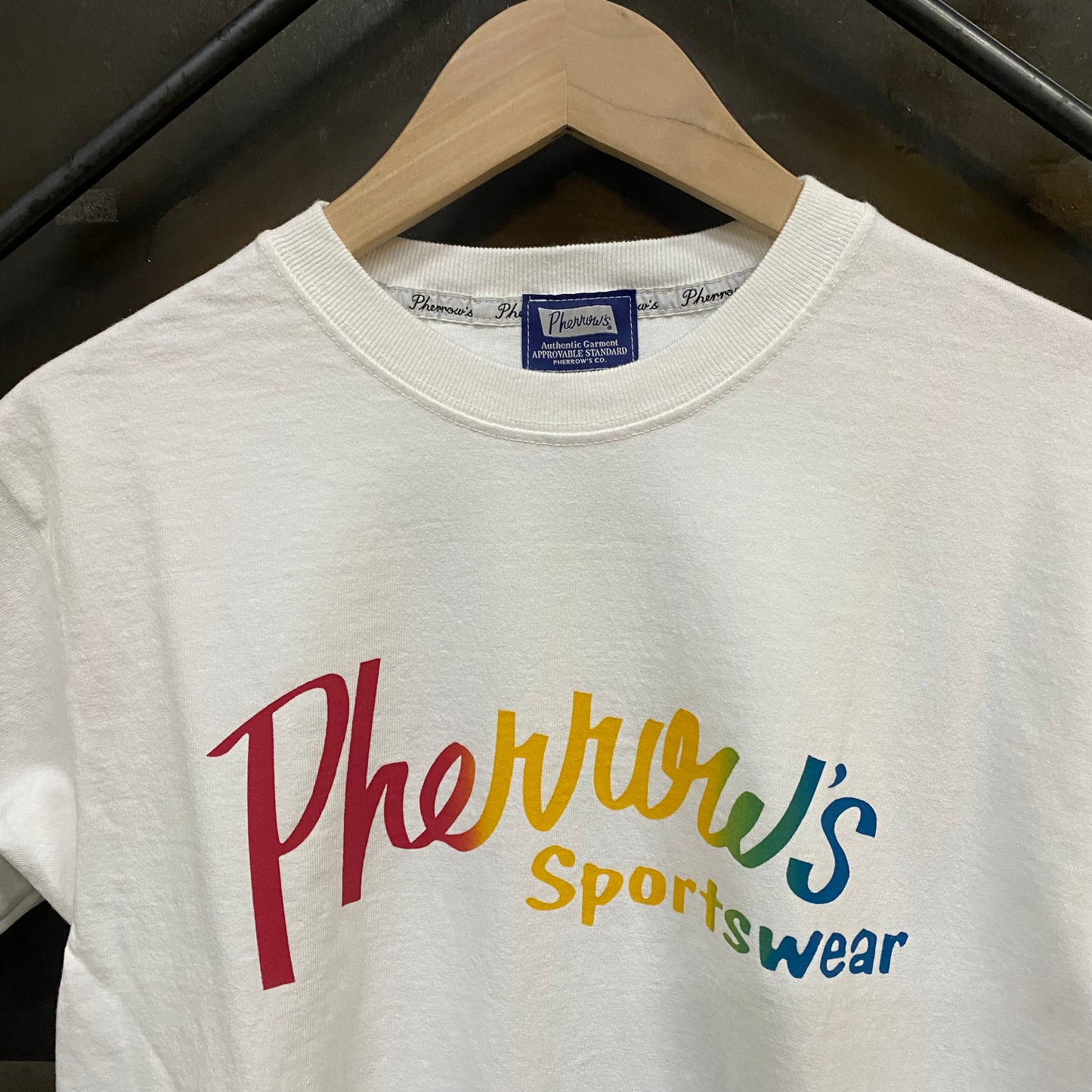 PHERROW'S /フェローズ Pherrow'sロゴ グラデーションプリントTシャツ/24S-PT1-G