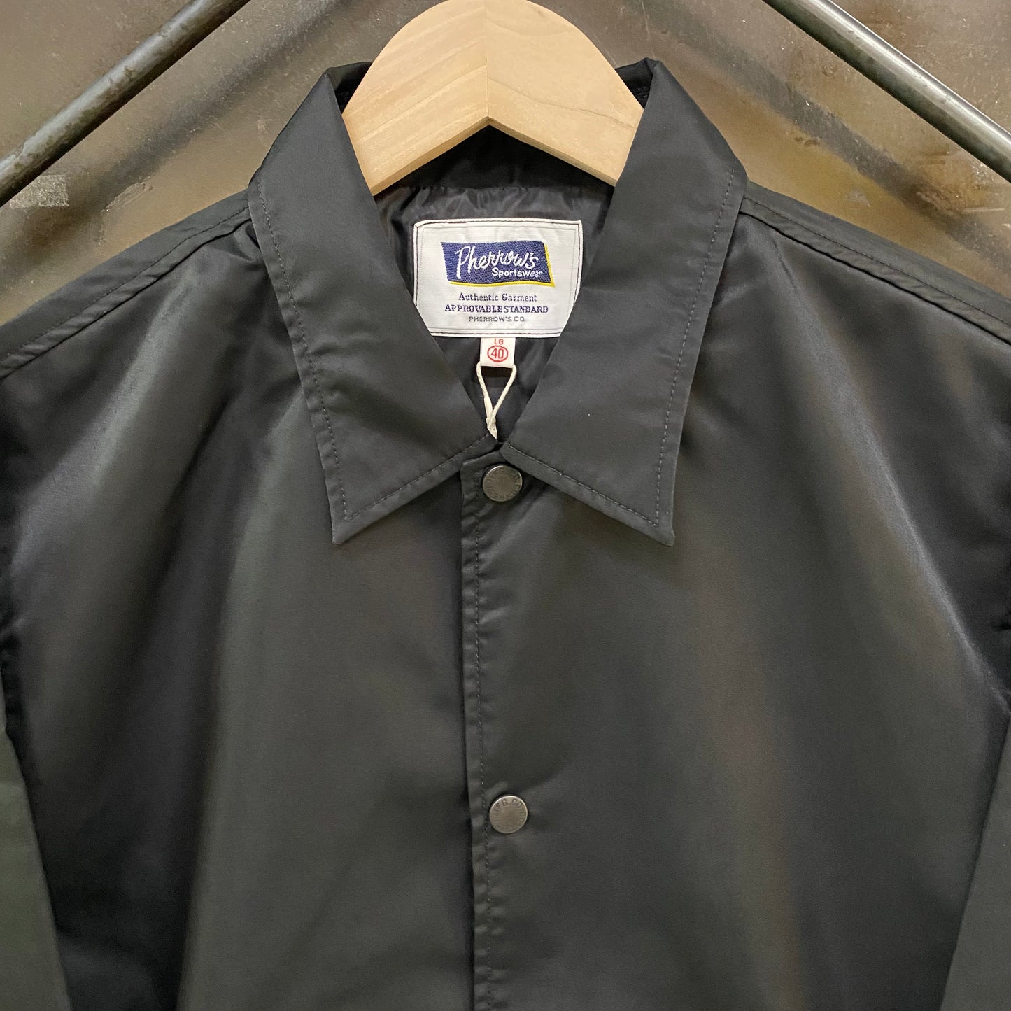 PHERROW'S /フェローズNYLON COACH JACKET ナイロンコーチジャケット/ 24S-PNCJ1