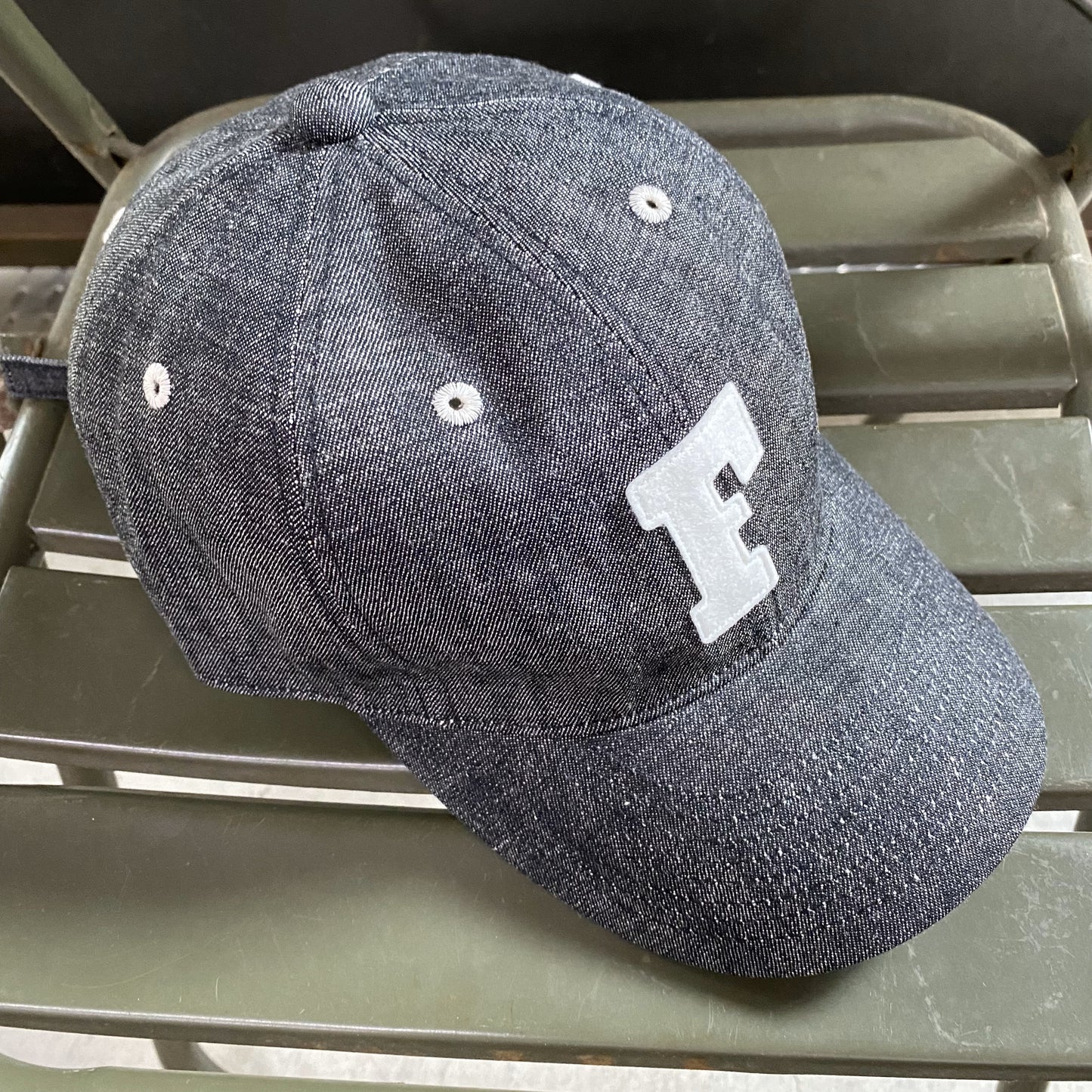 FULLCOUNT/フルカウント 6Panel Denim Baseball Cap 'F' Patch/6843