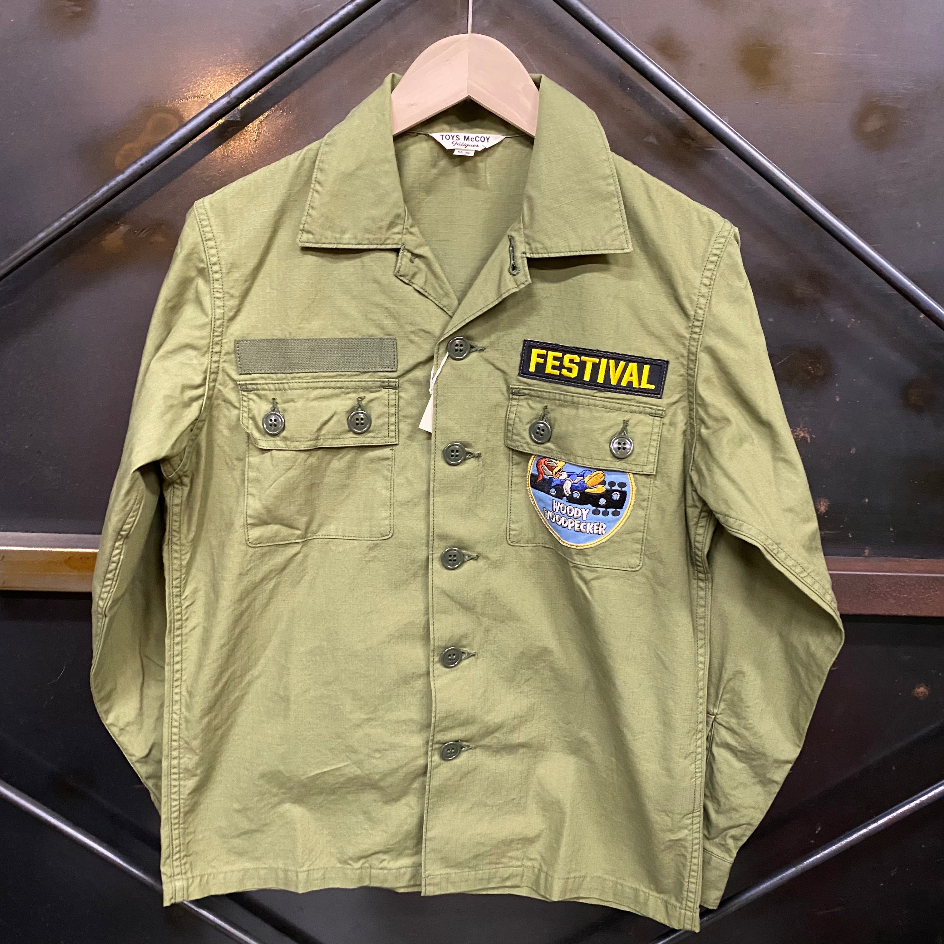 TOY'S McCOY/トイズマッコイ UTILITY SHIRT, RIP STOP 