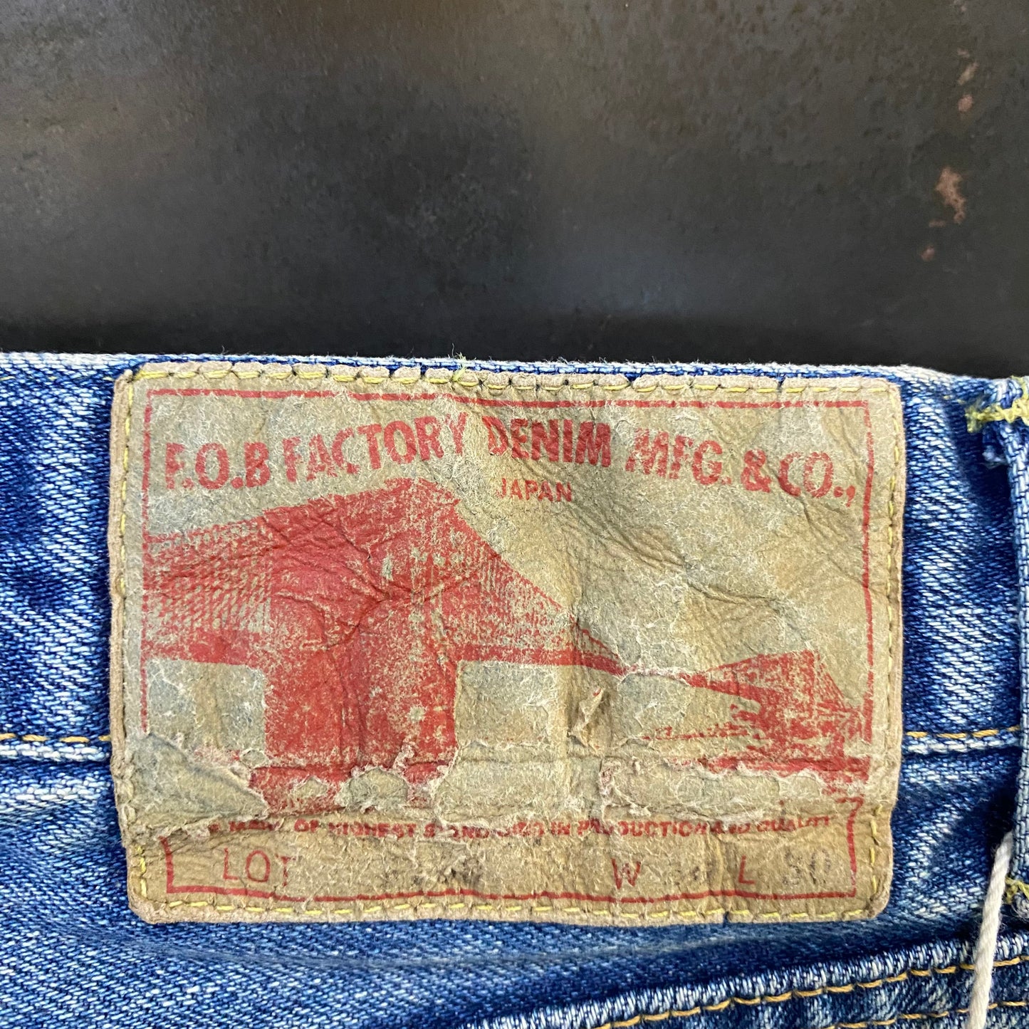 FOB FACTORY /エフオービーファクトリー SELVEDGE 66DENIM 5P/F160