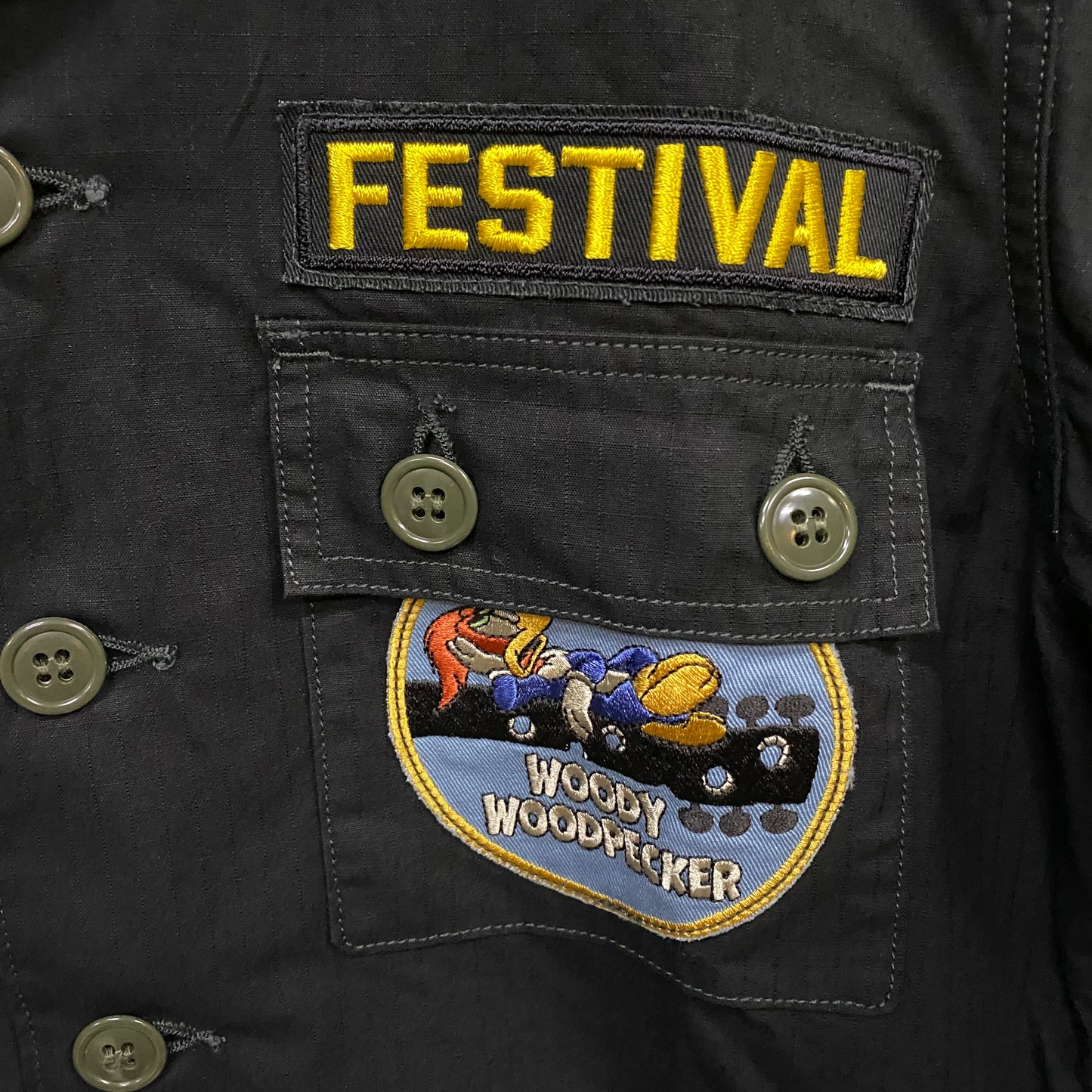TOY'S McCOY/トイズマッコイ UTILITY SHIRT, RIP STOP " WOODY WOODPECKER "/ TMS2303