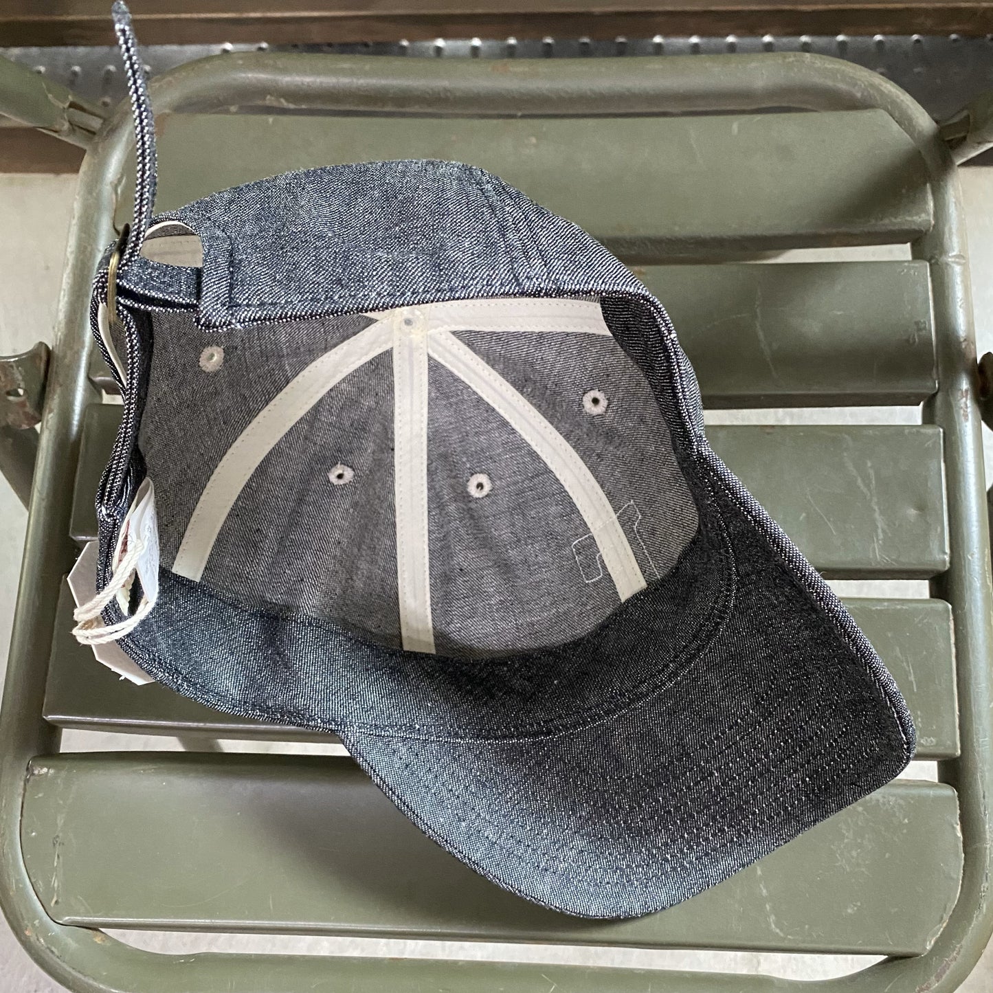 FULLCOUNT/フルカウント 6Panel Denim Baseball Cap 'F' Patch/6843