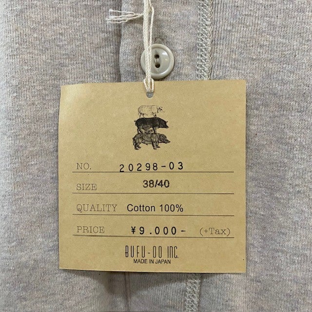 TWO MOON/トゥームーン RIB KNIT HENLEY-NECK SHIRTS/20298-03