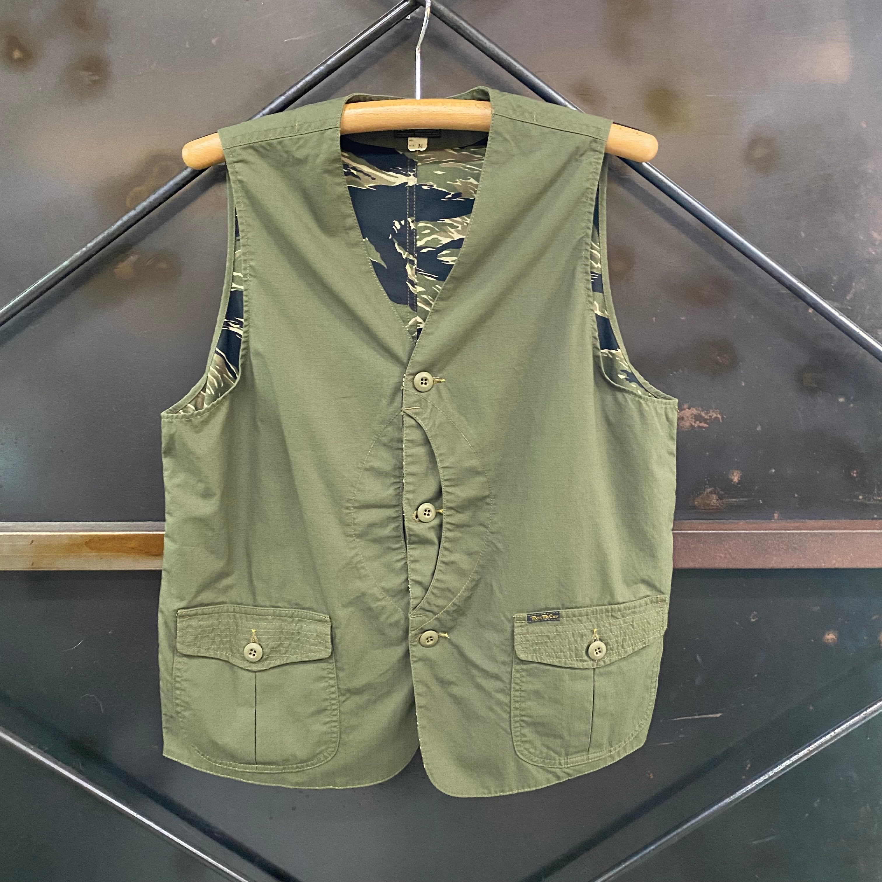 TOY’S McCOY /トイズマッコイ HUNTING VEST RIPSTOP THEATER MADE リップストップハンティングベス