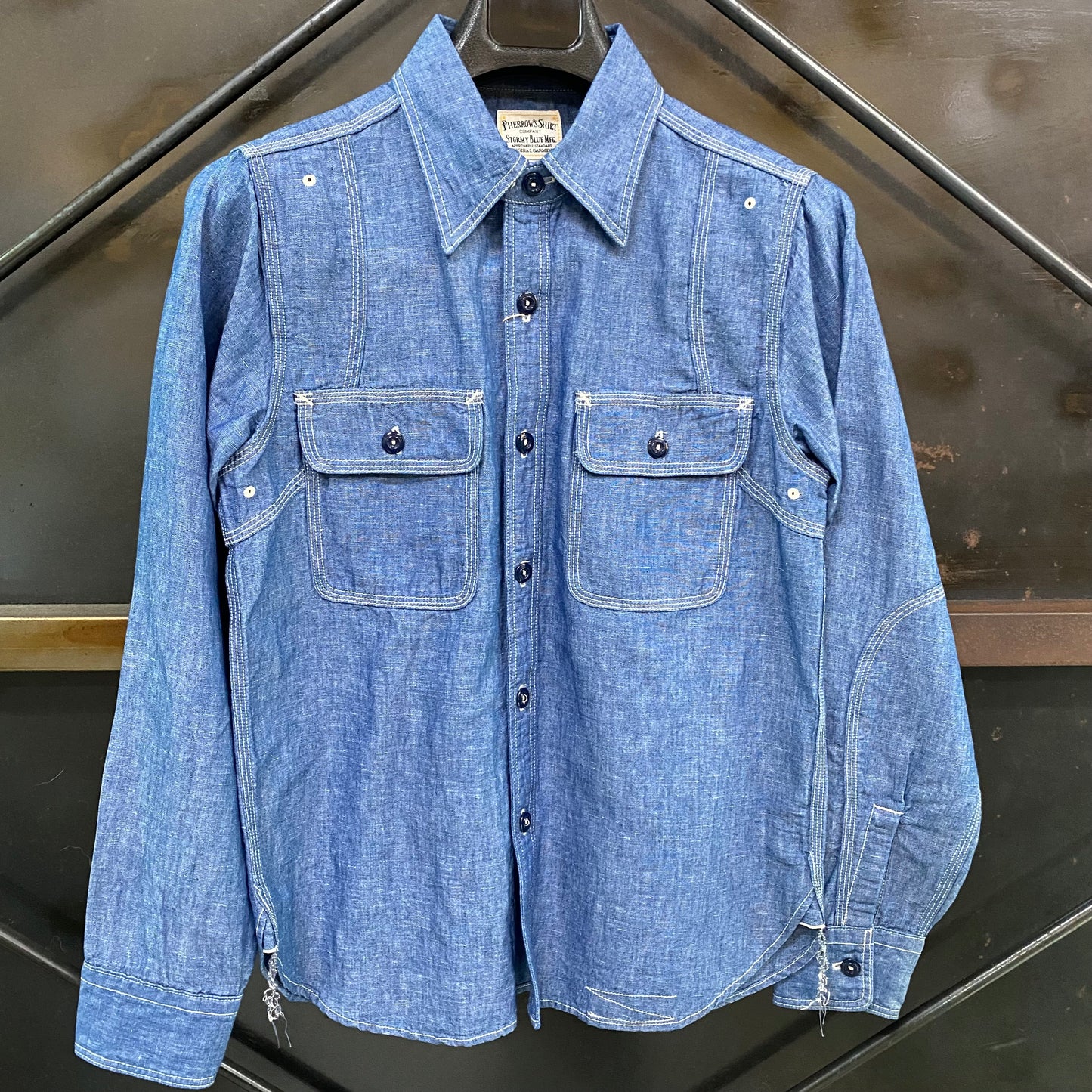 PHERROW'S /フェローズ4 0年代モデル ワークシャツ ラウンドヨーク WORK SHIRTS 770WS