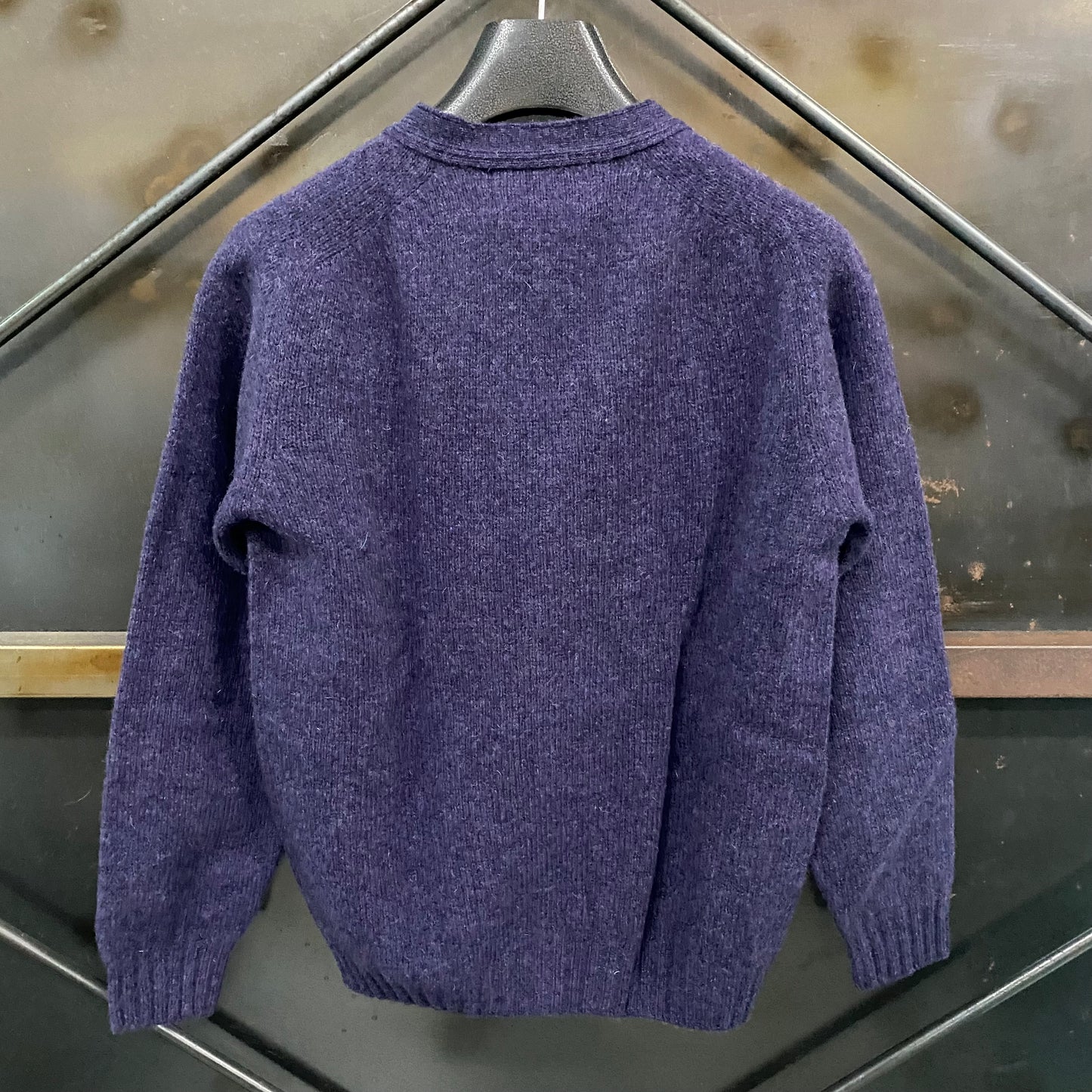 HARLEY OF SCOTLAND/ハーリーオブスコットランド SHETLAND CARDIGAN VネックカーディガンM3092/3V4