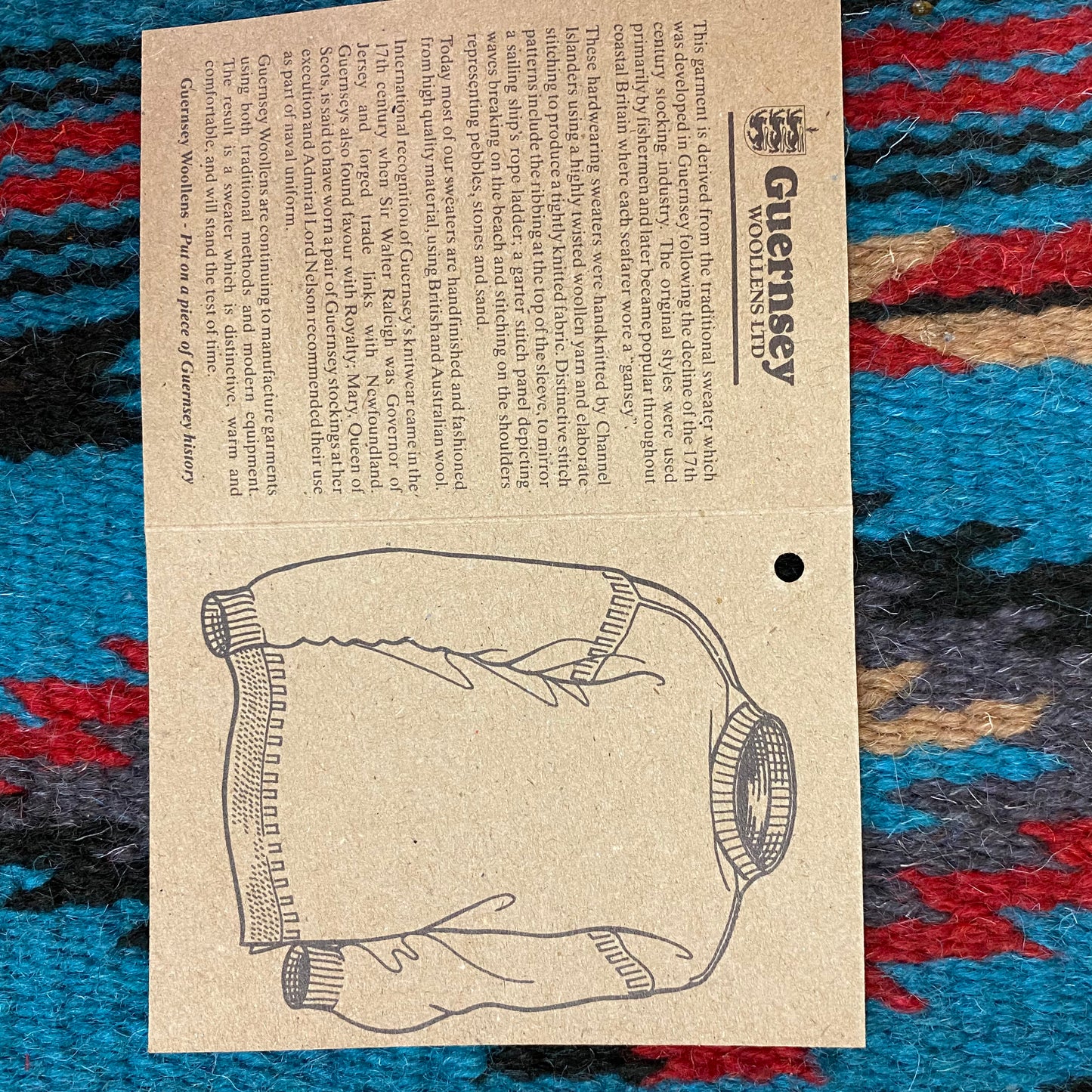 GUERNSEY WOOLENS/ガンジーウーレンズ TRADITIONAL GUERNSEY ガンジーニット