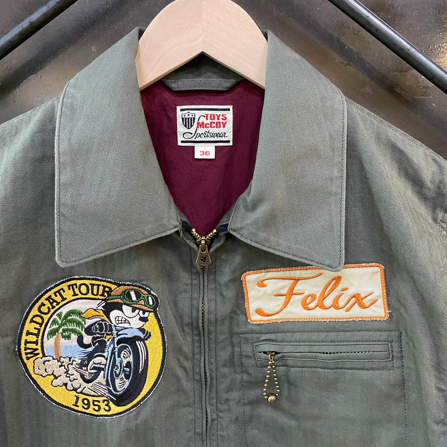 TOYSMCCOY/トイズマッコイ UTILITY JACKET "WILDCAT TOUR 1953"/TMJ2307