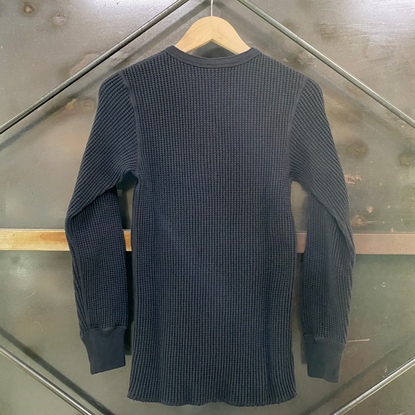 UES/ウエス ビッグワッフル ヘンリーネックTシャツ/662160