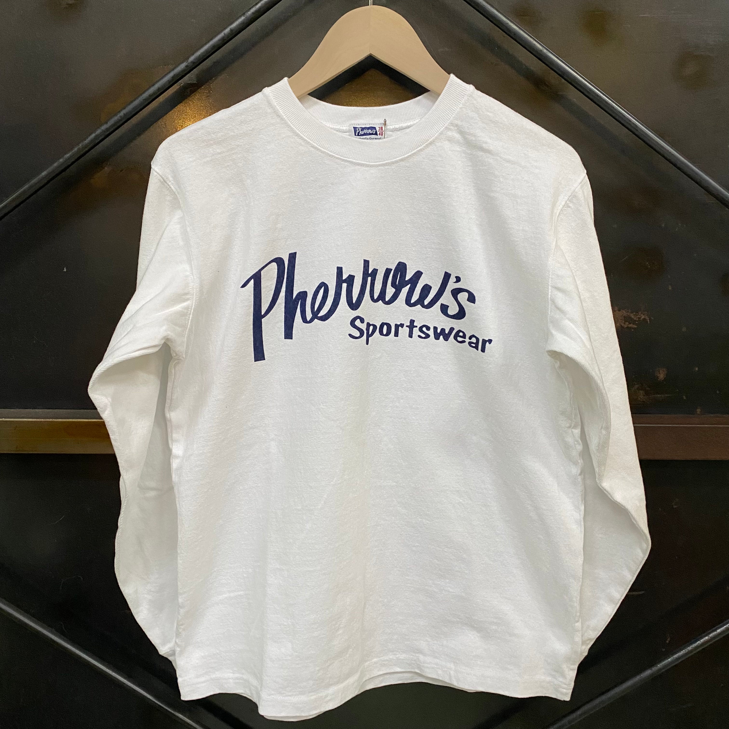 PHERROW'S /フェローズ ロゴ プリント ロンＴ /PLT1 – ORIGINAL