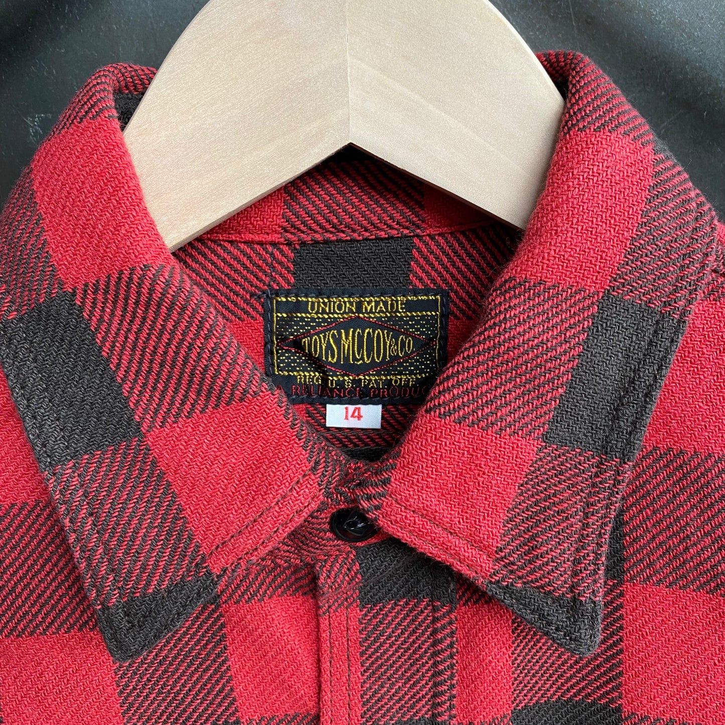 TOY'S McCOY/トイズマッコイ BUFFALO PLAID SHIRT"STEVE McQUEEN"/ TMS2207