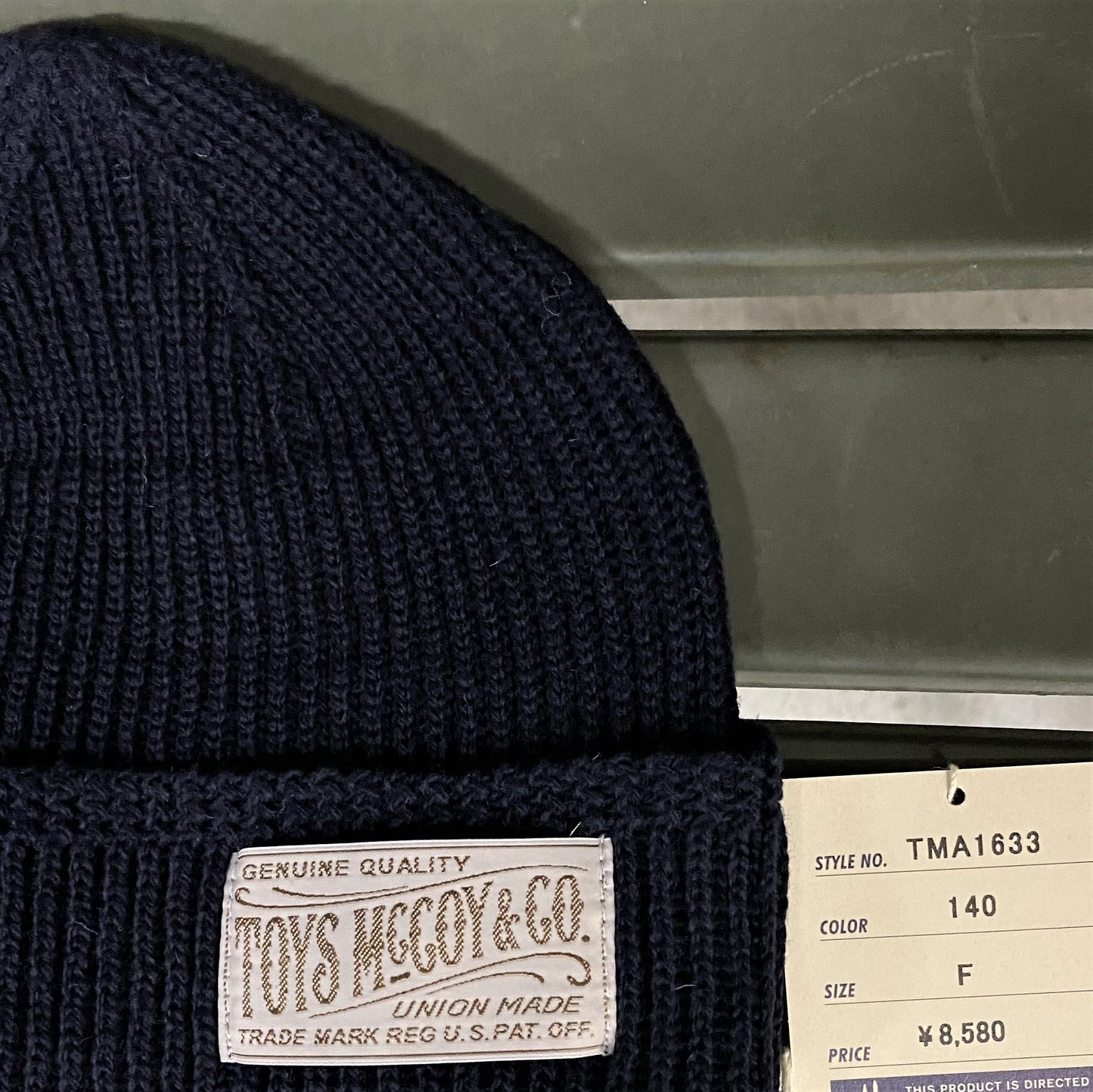 TOY'S McCOY/トイズマッコイ MILITARY KNIT CAP "RED CROSS"/ TMA1633