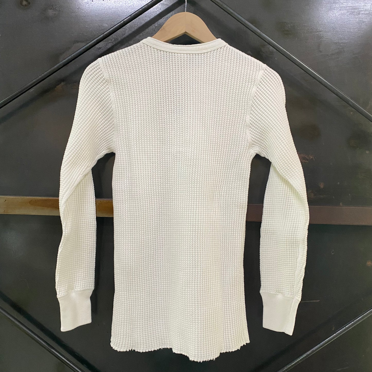 UES/ウエス ビッグワッフル ヘンリーネックTシャツ/662160