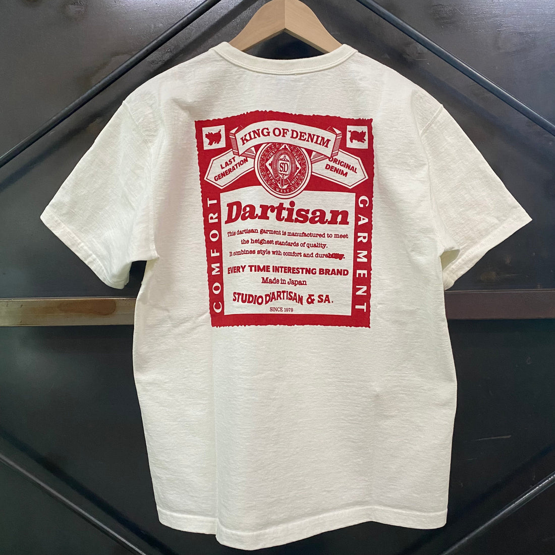STUDIO D'ARTISAN 吊り編みTee