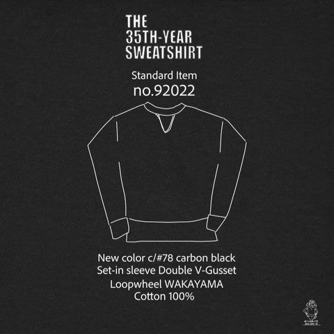 Limited Edition  Set-in Sleeve Sweatshirt、第2弾！