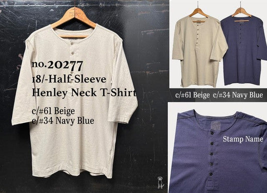 TWO MOON、ヘンリーネックTシャツ