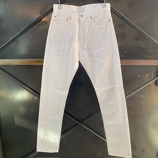 WHITE TWILL 5POCKET