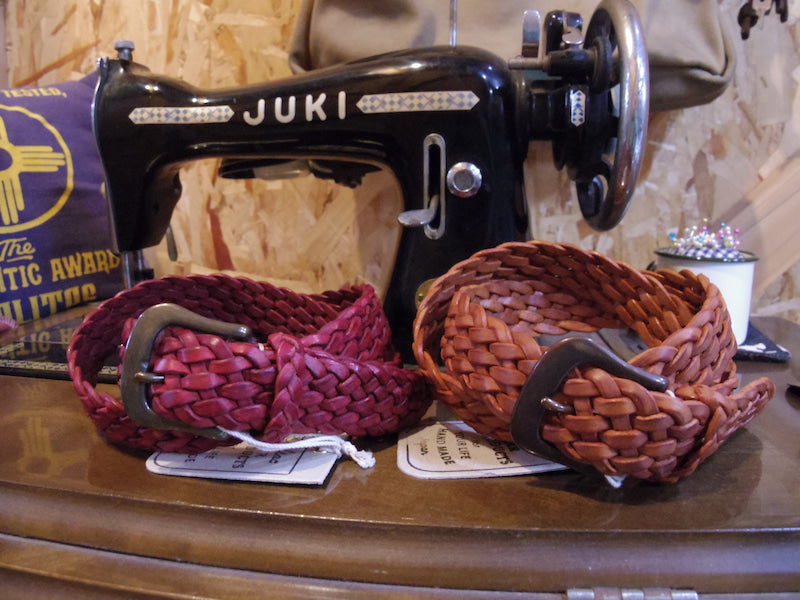 レザーメッシュベルト