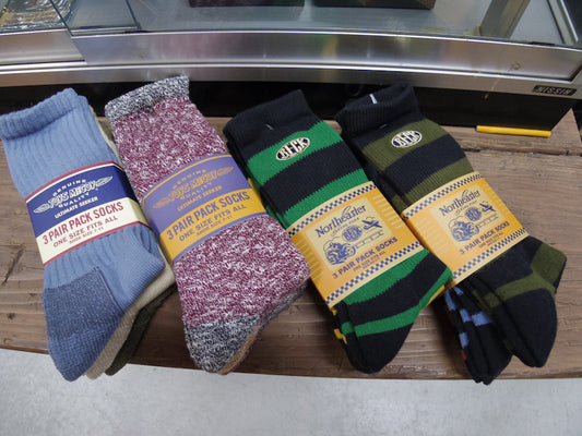 3-PACK SOCKS