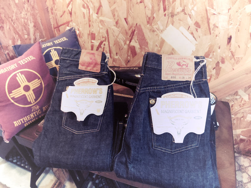 Pherrow's 8月1日からの定番ジーンズ価格改定のお知らせ