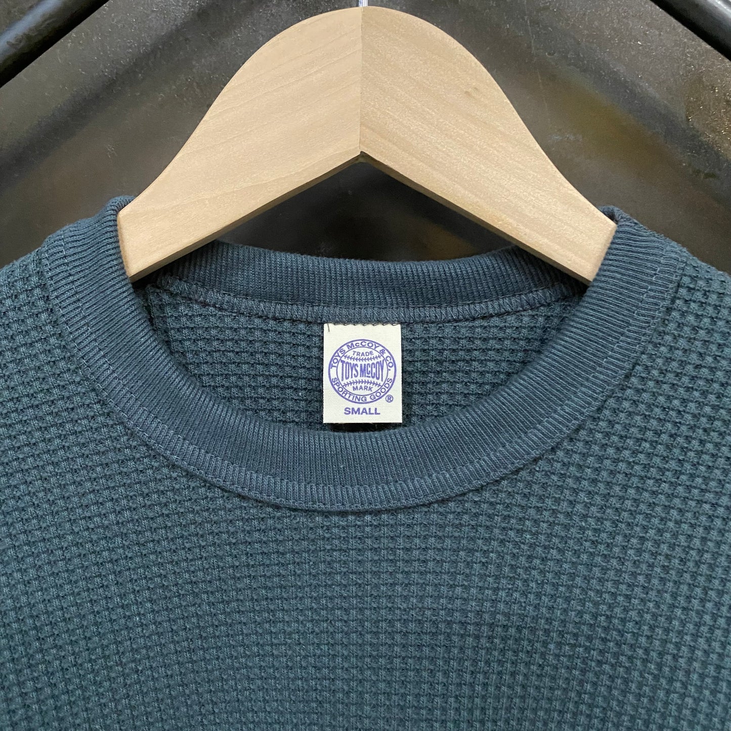 TOY'S McCOY/トイズマッコイ　BIG WAFFLE CREW NECK SHIRT/ TMC2554