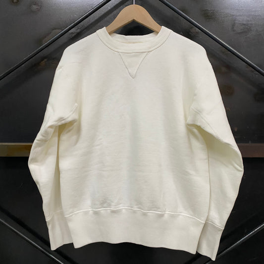 TWO MOON/トゥームーン V-GUSSET SET-IN SLEEVE SWEATSHIRTS FOR SPRING/92020-01 01 OFF WHITE オフホワイト スウェット ｜南国 高知のジーパン屋 ORIGINAL