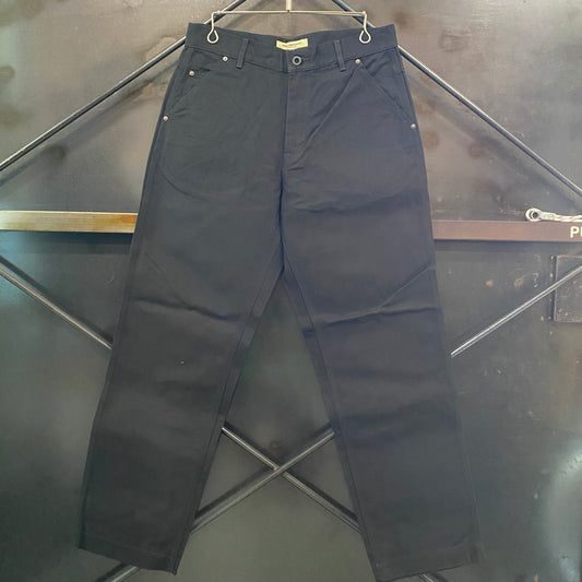 FOB FACTORY/エフオービーファクトリー COTTON DUCK WORK PANTS コットンダックワークパンツ/ F0530 ブラック カーゴパンツ ｜南国 高知のジーパン屋 ORIGINAL