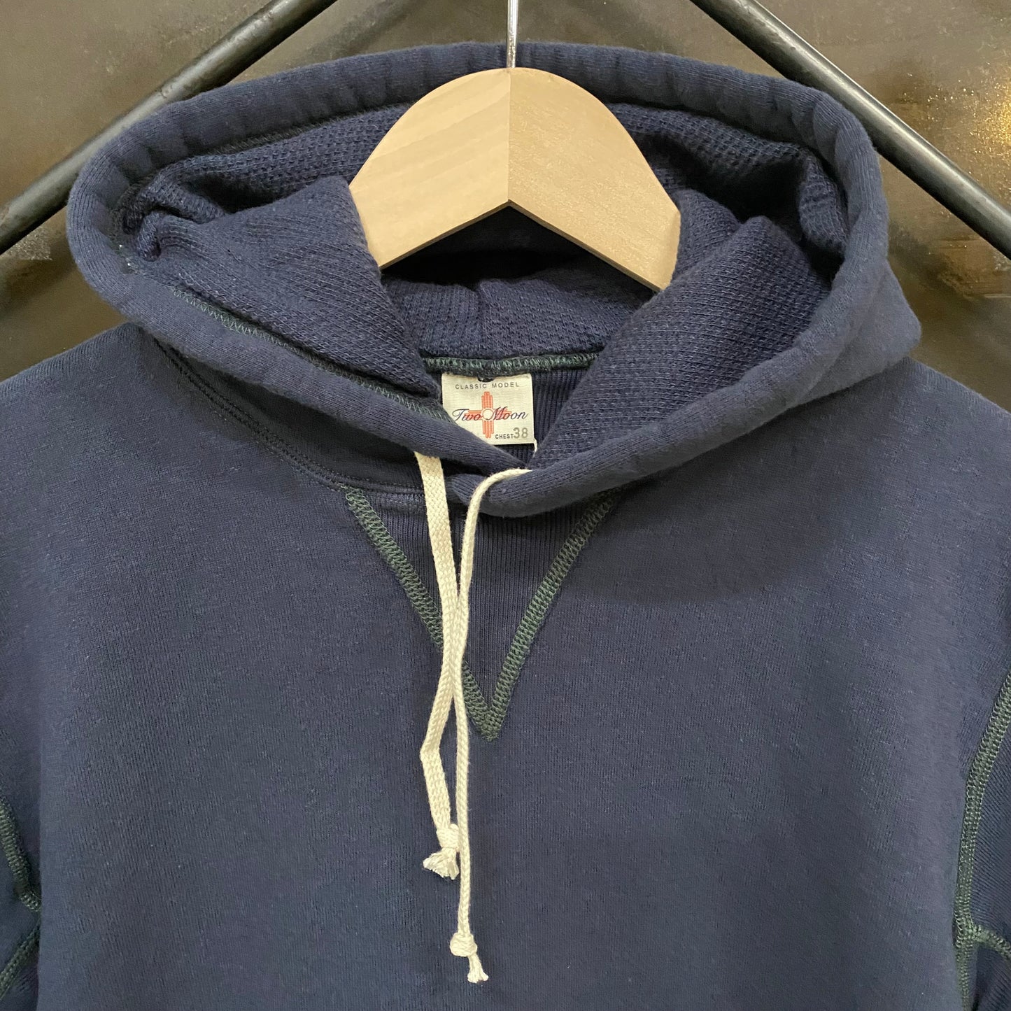 TWO MOON/トゥームーン 丸胴両Vセットインスリーブ・プルオーバーパーカー/92023-38