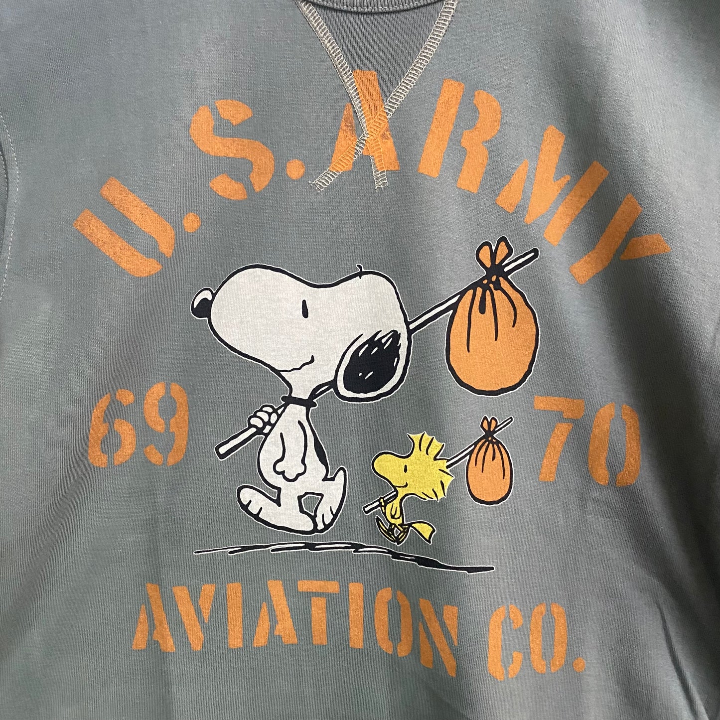 TOY'S McCOY/トイズマッコイ  SNOOPY TEE " U. S. ARMY AVIATION CO. "/TMC2520