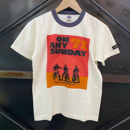 TOY'S McCOY/トイズマッコイ ON ANY SUNDAY TEE " ON ANY SUNDAY 71 "/ TMC2510