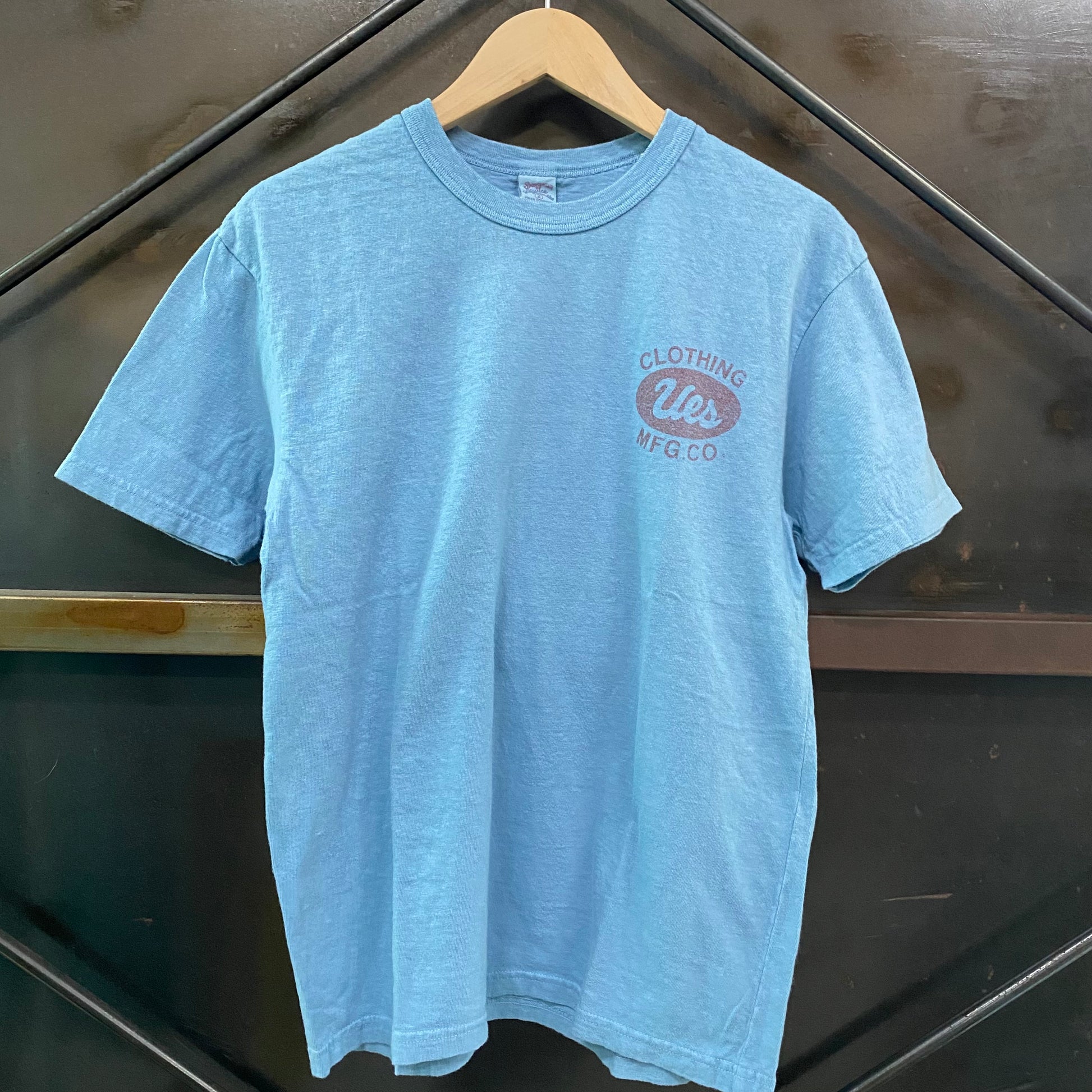 UES/ウエス WASH & WEAR Tシャツ/652605 BLUE ブルー Tシャツ ｜南国 高知のジーパン屋 ORIGINAL
