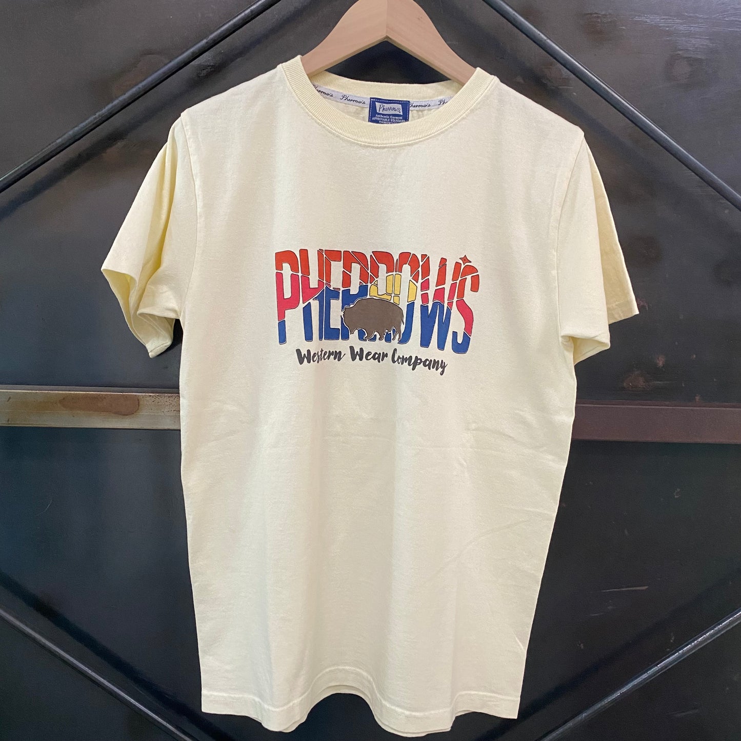 PHERROW'S /フェローズ バッファロー プリントTシャツ/25S-PT19