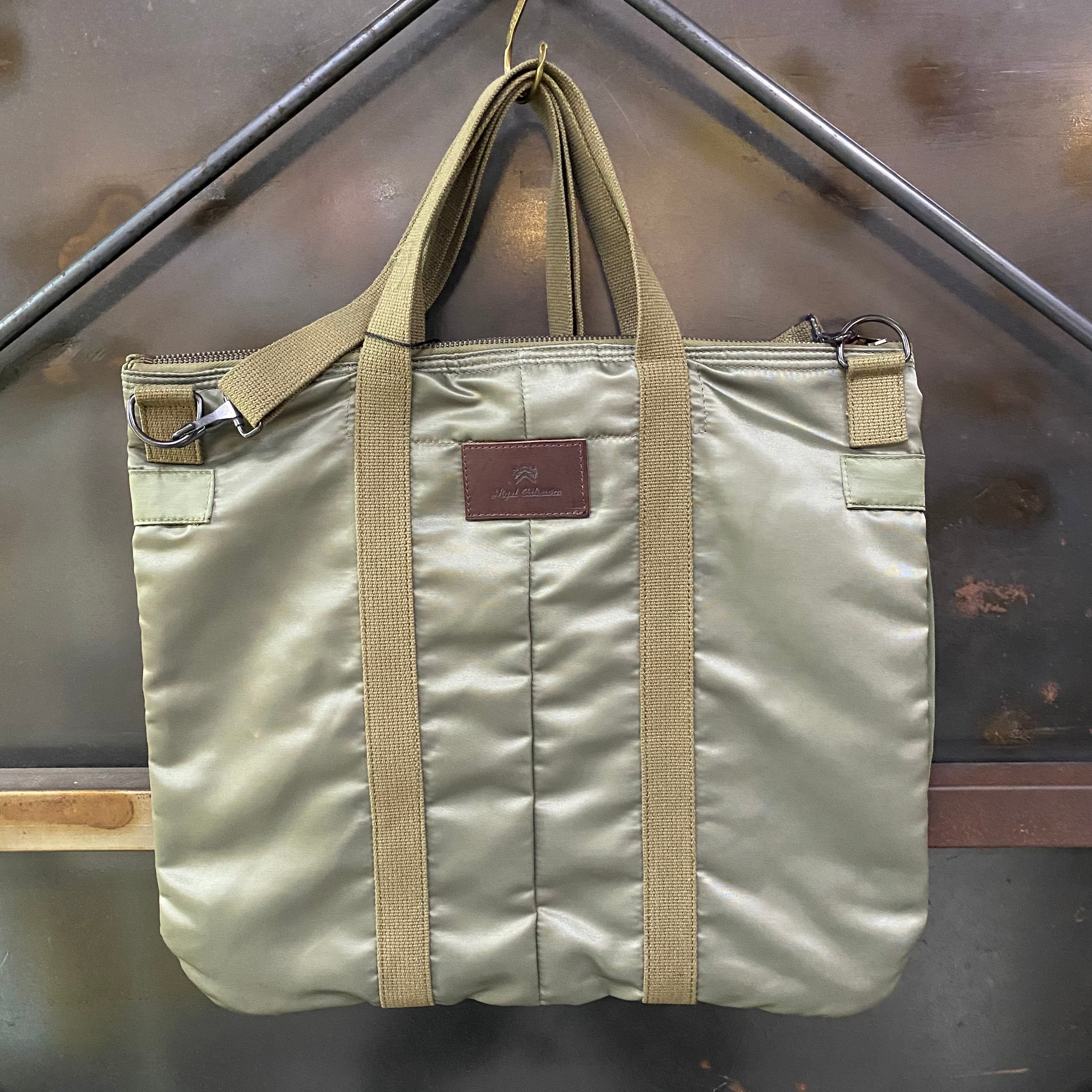 NIGEL CABOURN/ナイジェルケーボン HELMET BAG NYLON COTTON DOUBLE
