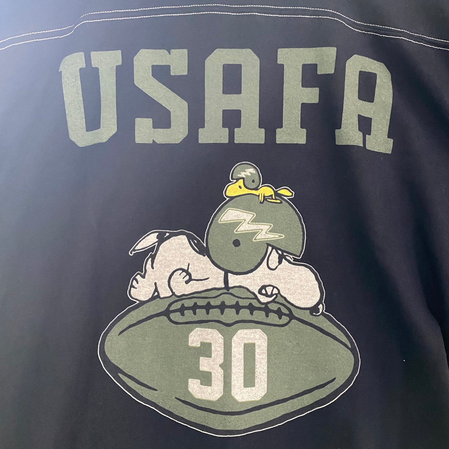 TOY'S McCOY/トイズマッコイ SNOOPY FOOTBALL SHIRT " USAFA 30 "/TMC2611 Tシャツ ｜南国 高知のジーパン屋 ORIGINAL