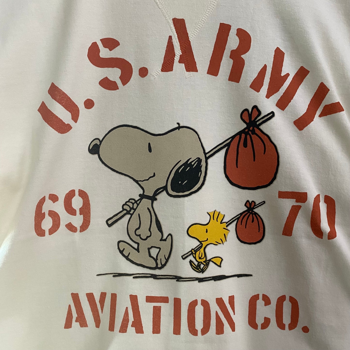 TOY'S McCOY/トイズマッコイ  SNOOPY TEE " U. S. ARMY AVIATION CO. "/TMC2520